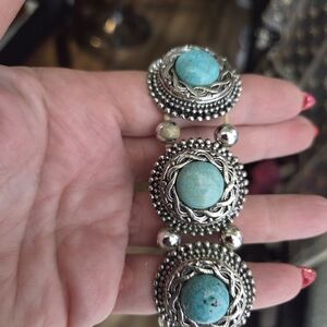 Vintage Bracelet With Turquoise.